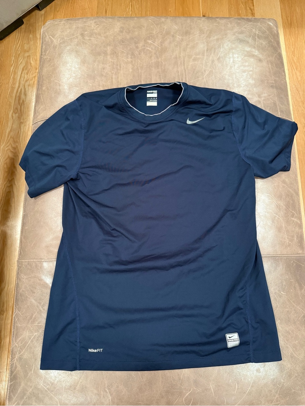Nike Pro Fitted Navy Dri-FIT Training Shirt – Men’s Large
